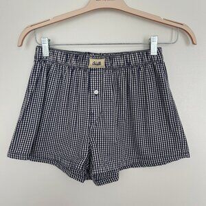 ODDLI Boxers in Navy Gingham S/M